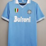 Unforgettable Napoli retro soccer jersey 1986-1987