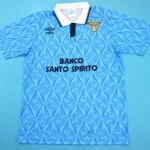 S Lazio Roma elegant retro soccer jersey 1991-1992