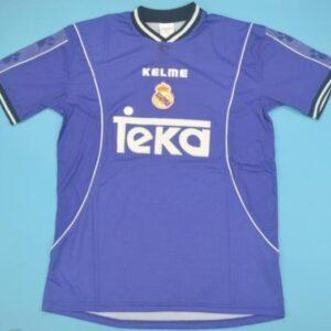 Real Madrid retro away soccer jersey 1997-1998