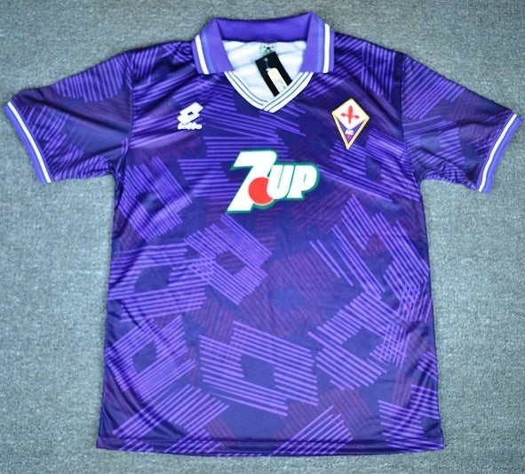 Fiorentina retro soccer jersey 1992-1993
