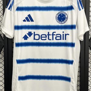 Cruzeiro away soccer jersey 2025