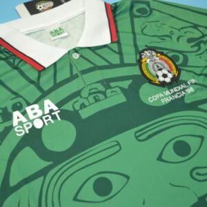 Mexico vintage Green soccer jersey World cup 98 - Image 3