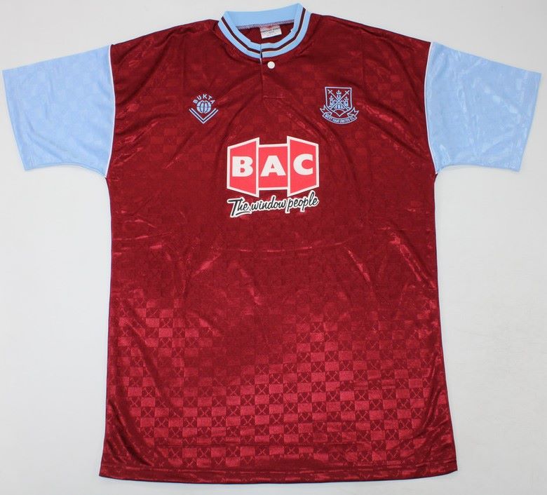 West Ham retro football jersey 1989-1990 - S, Home