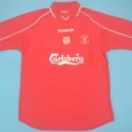 Liverpool soccer jersey UEFA CUP Final 2001