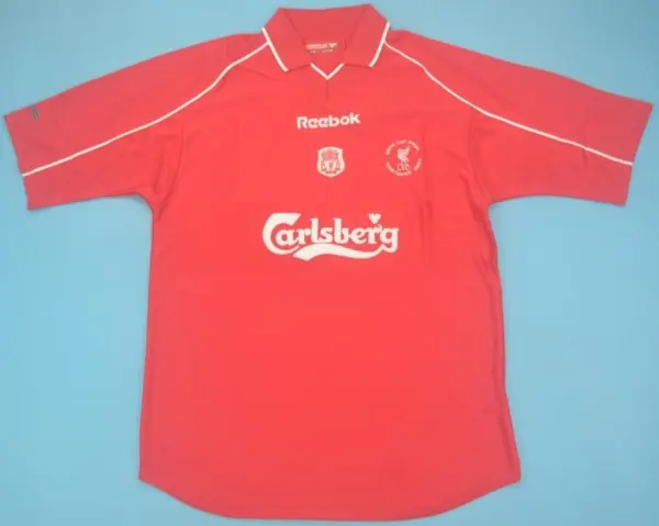 Liverpool soccer jersey UEFA CUP Final 2001