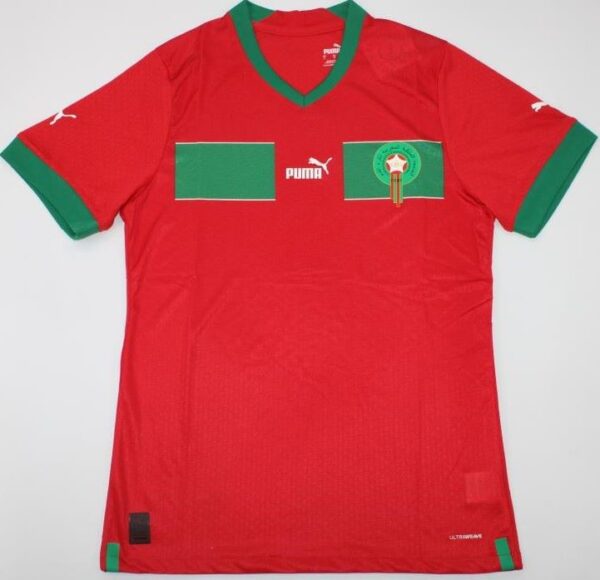 Morocco national team soccer jersey World Cup 2022