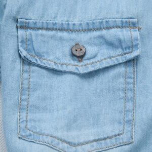 Jaraguar denim cotton shirt short sleeve - Image 6