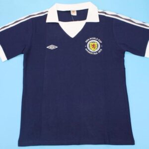 Scotland national team soccer jersey WC 1978