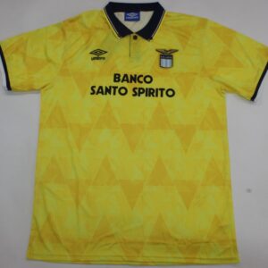 SS Lazio Roma elegant retro soccer jersey 1991-1992 - Image 6