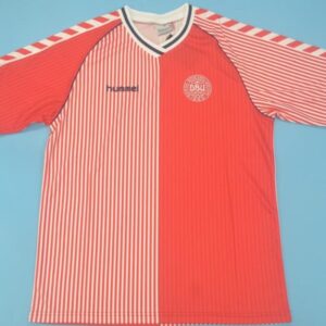 Denmark retro soccer jersey WC 1986