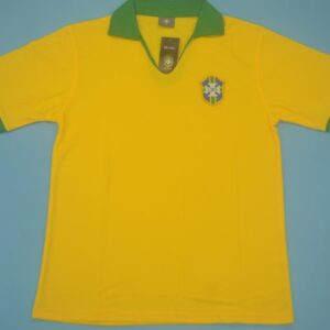 Unforgettable Brazil retro soccer jersey 1958 - Image 6