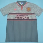 Manchester United away soccer jersey 95-96
