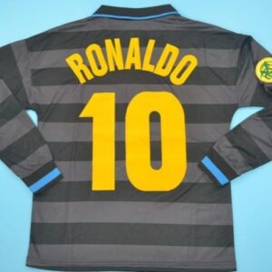 Inter Milan retro soccer jersey UEFA Cup Final 1998 - Image 8