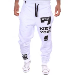 New York printed casual track pants 2022 - Image 5