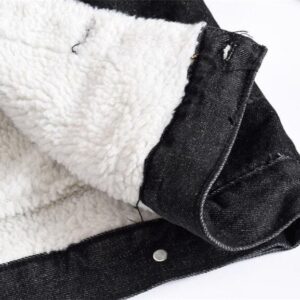 Vintage Jaraguar fleece denim jacket - Image 4