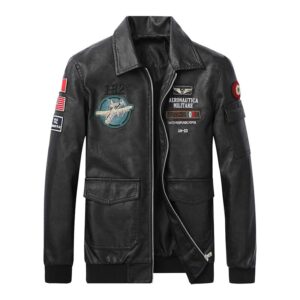 Aeronautica Militare vintage leather jacket
