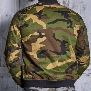 Casual camouflage popular bomber jacket 2022 - Image 3