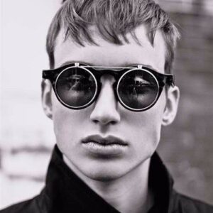 Fashion vintage round punk Jaraguar sunglasses - Image 3