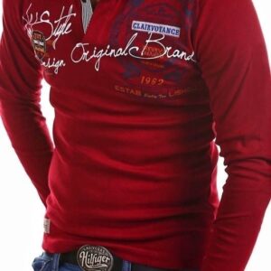 Jaraguar badge Autumn fashion polo shirt long sleeve - Image 3