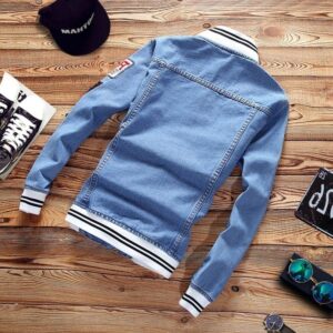 Fashion Denim Mens Jean Jacket 2022 - Image 5