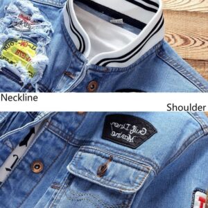 Fashion Denim Mens Jean Jacket 2022 - Image 6