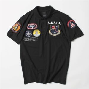 Vintage polo shirt US Air Force Top Gun - Image 3