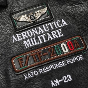 Aeronautica Militare vintage leather jacket - Image 7