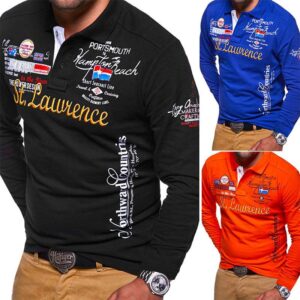 St Lawrence fancy long sleeve polo shirt 2022