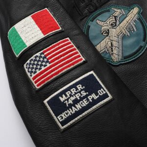 Aeronautica Militare vintage leather jacket - Image 10