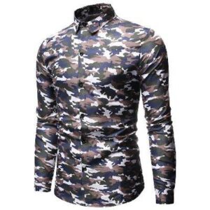 High quality camouflage military mens shirt 100% cotton - Image 5
