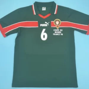 Best Morocco retro soccer jersey WC 1998 - Image 7