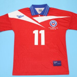 Chile retro soccer jersey World cup 1998 - Image 8
