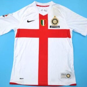 Inter Milan 2007-2008 centenary soccer jersey