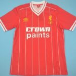 Liverpool FC retro soccer jersey 1984