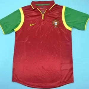 Portugal retro soccer jersey 1999