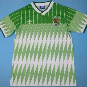 Beautiful Bolivia national team retro soccer jersey 1993