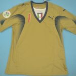 Italy goalkeeper retro soccer jersey WC 2006