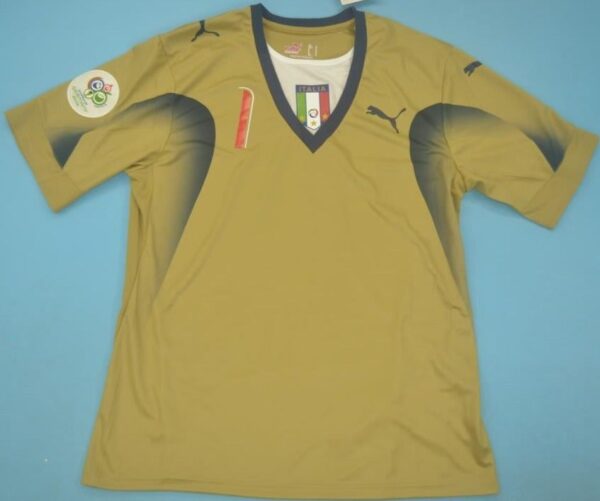 Italy goalkeeper retro soccer jersey WC 2006