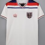 England retro soccer jersey Euro 80