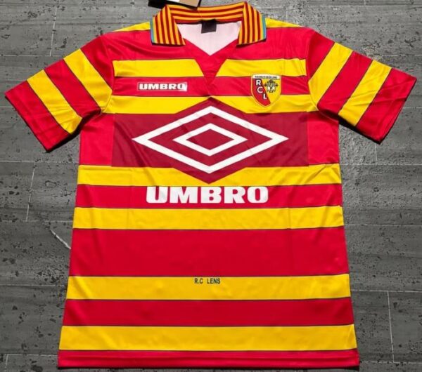 RC Lens retro soccer jersey 1998