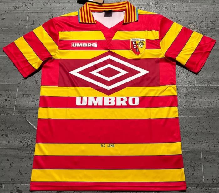 RC Lens retro soccer jersey 1998