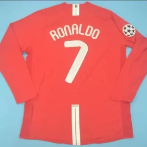 Manchester United retro soccer jersey ECL 2008 - Image 8