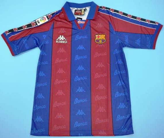 FC Barcelona retro soccer jersey 96-97
