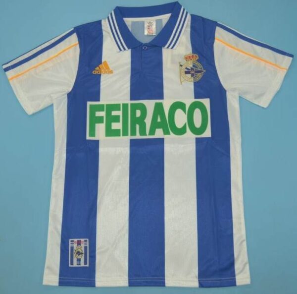 Deportivo La Coruna 1999-2000 retro soccer jersey