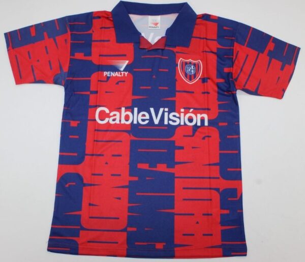 caf76298.jpg San Lorenzo 1995-96 Home Shirt