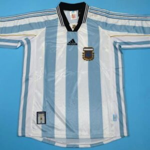 Argentina national team soccer jersey World Cup 98