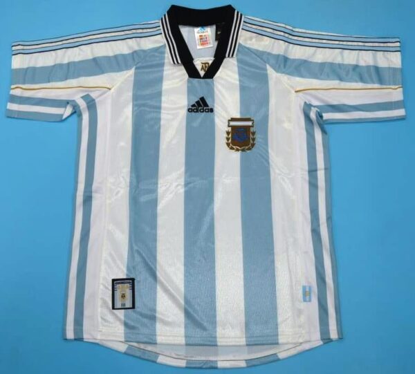 Argentina national team soccer jersey World Cup 98