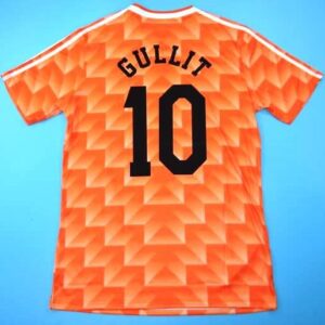 Holland (Netherlands) Men's Retro Soccer Jersey Euro 1988 - Image 7