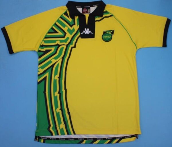 Jamaica retro soccer jersey WC98