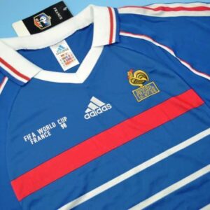France national team retro soccer jersey World Cup 98 - Image 3